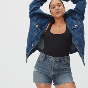 Relaxed 90's Short in Deep Indigo, Size 30